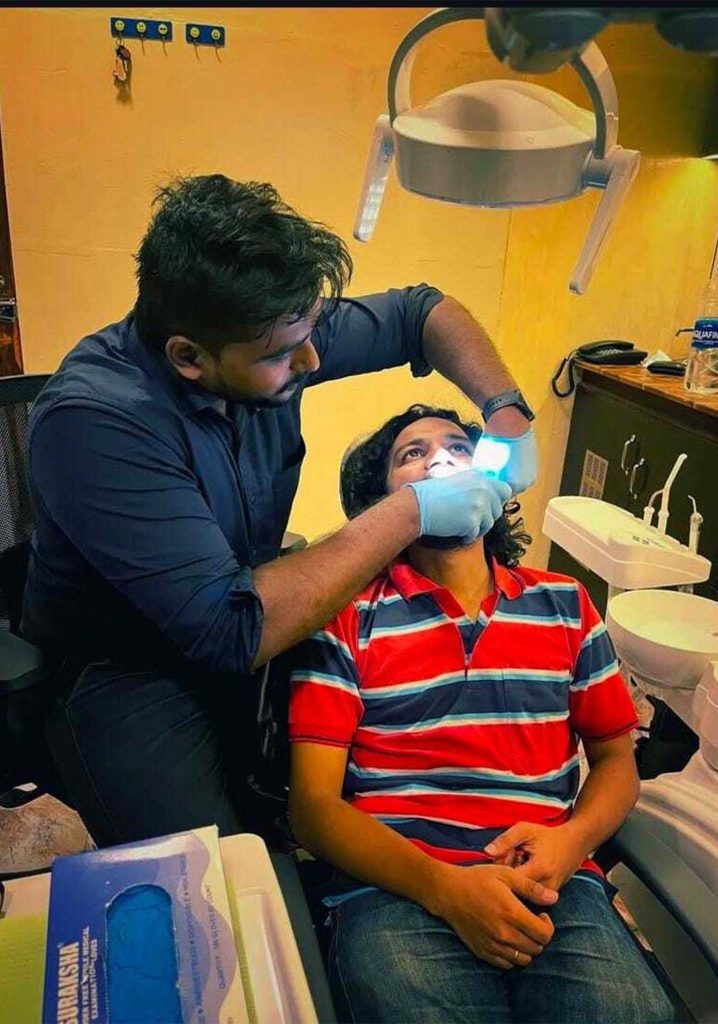 Dental checkup for kids at Dhinakaran Dental Clinic